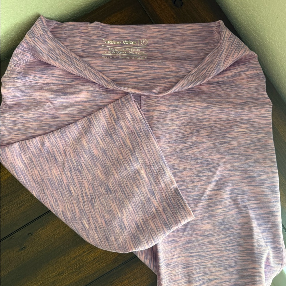Outdoor Voices Women's Pink/Purple Biker shorts